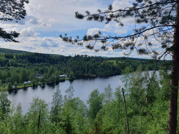 utsikt från festplatsen